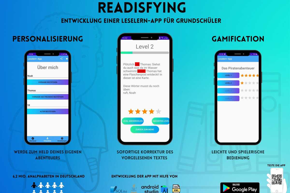 Leselernapp für Grundschüler