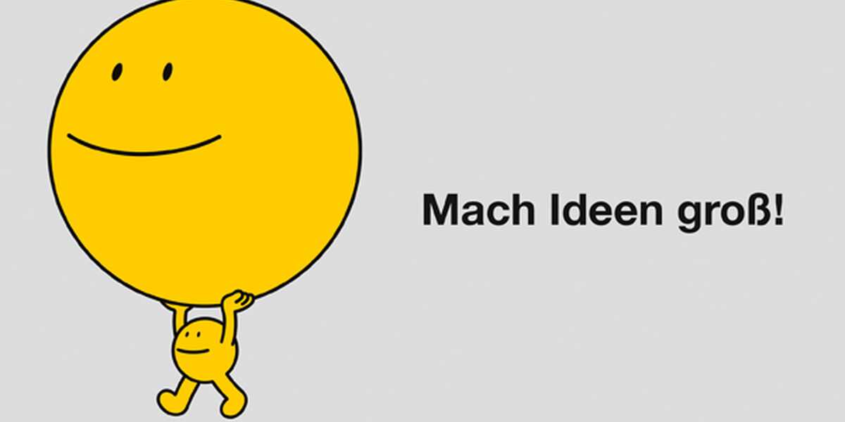 Motto 2023 "Mach Ideen groß!" Stiftung Jugend forscht