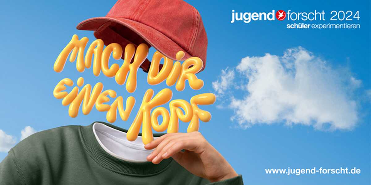 Foto: Stiftung Jugend forscht e.V. Motto 2024 "Mach dir einen Kopf!"
